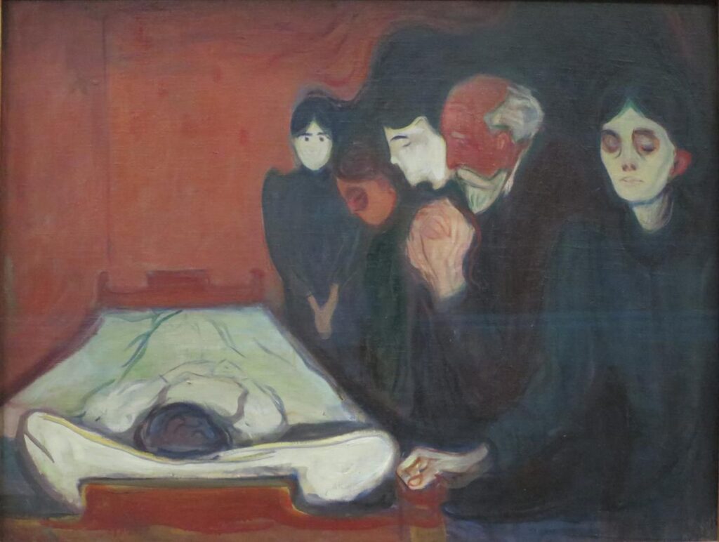 Il letto di morte, Edvard Munch