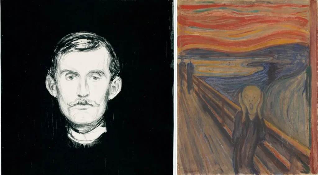Munch's scream portrait